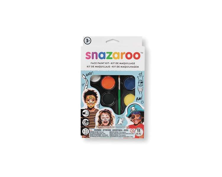 Snazaroo - Face paint kit 10 Parts & Idea Book (791002)