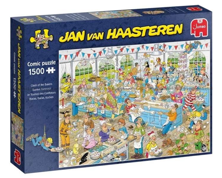Jan van Haasteren - Clash of the Bakers (1500 pieces) (JUM9077)