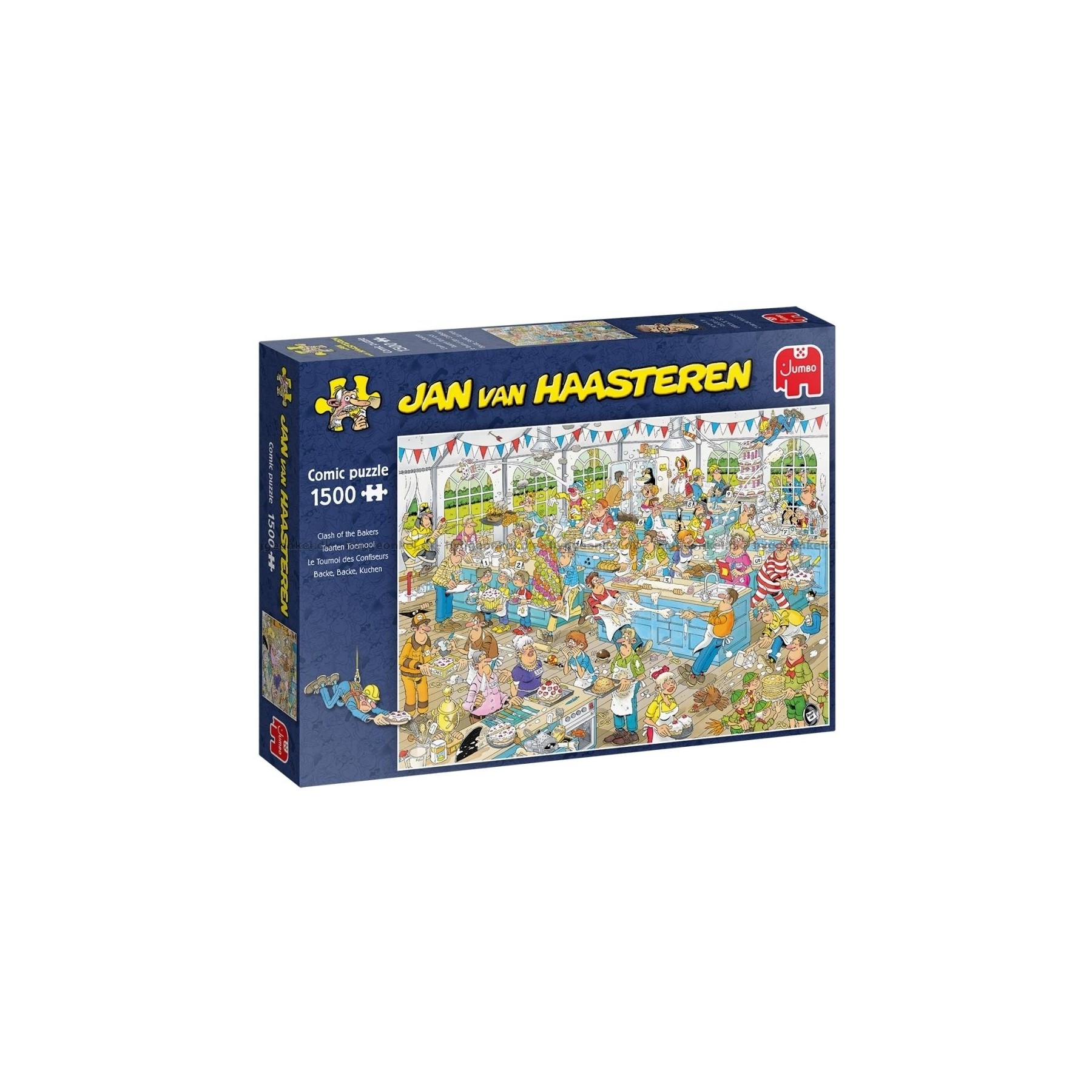Rompecabezas Jan van Haasteren - Enfrentamiento de los Panaderos (1500 Piezas) (JUM9077)