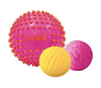 Ludi - Sensory ball set - pink - LU30022
