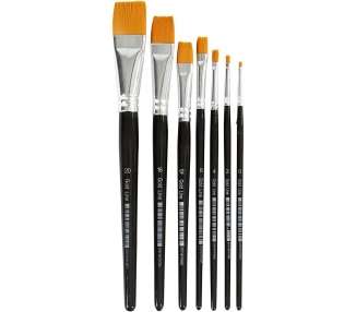 Gold Line Brushes - 7 mixed (10247)