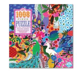 eeBoo - Puzzle - Peacock Garden, 1008 pc (EPZTPCG)