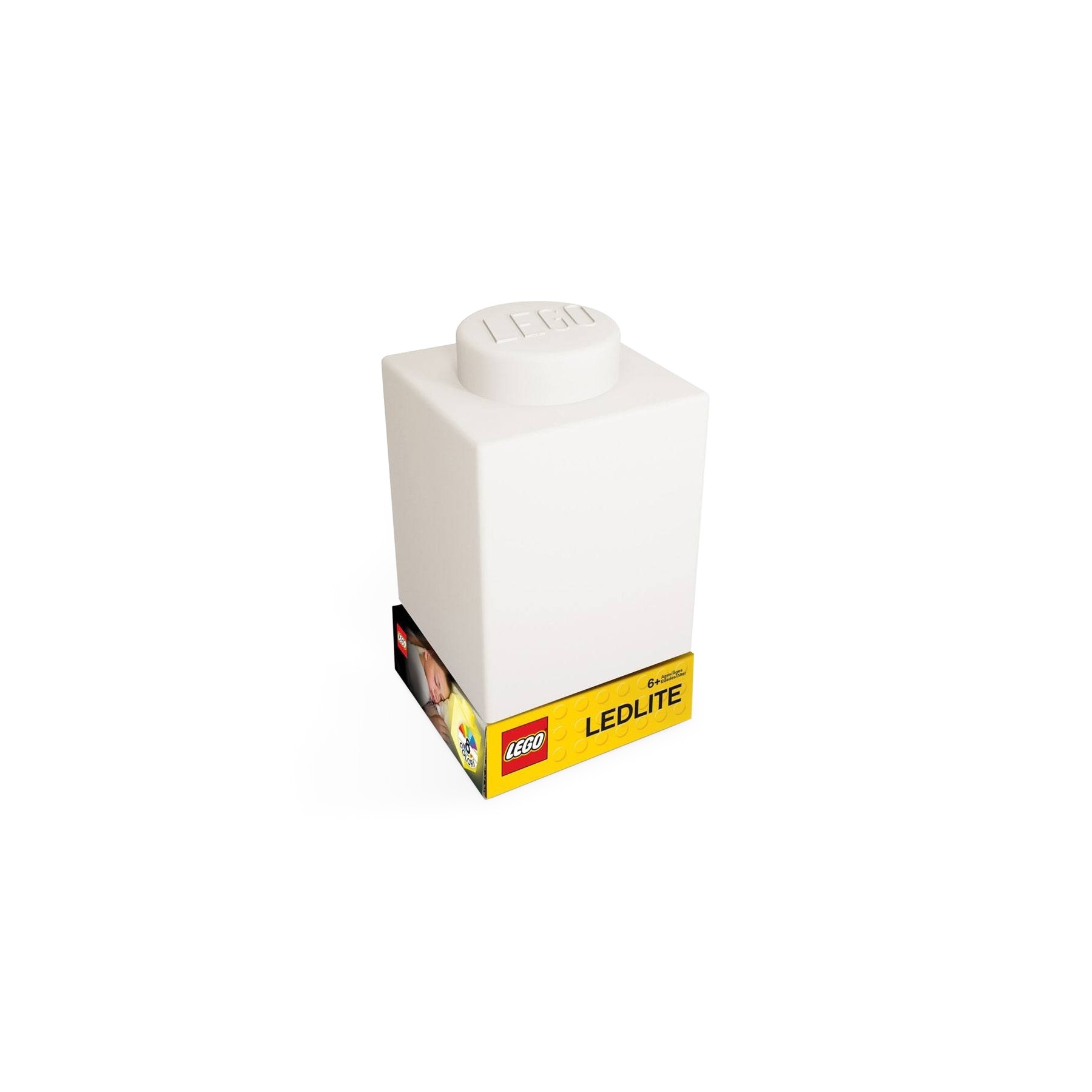 LEGO - Silicone Brick - Night Light w/LED - White