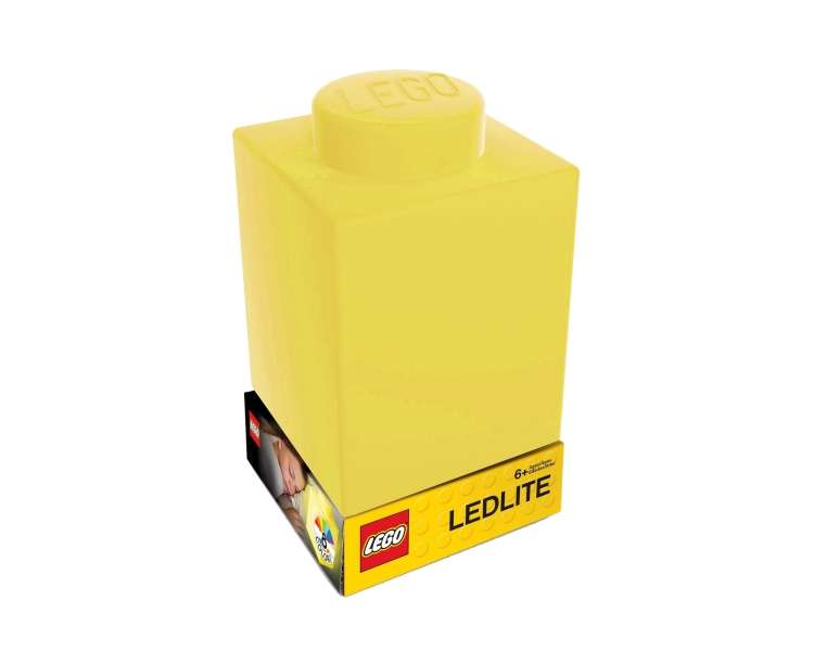 LEGO - Silicone Brick - Night Light w/LED - Yellow