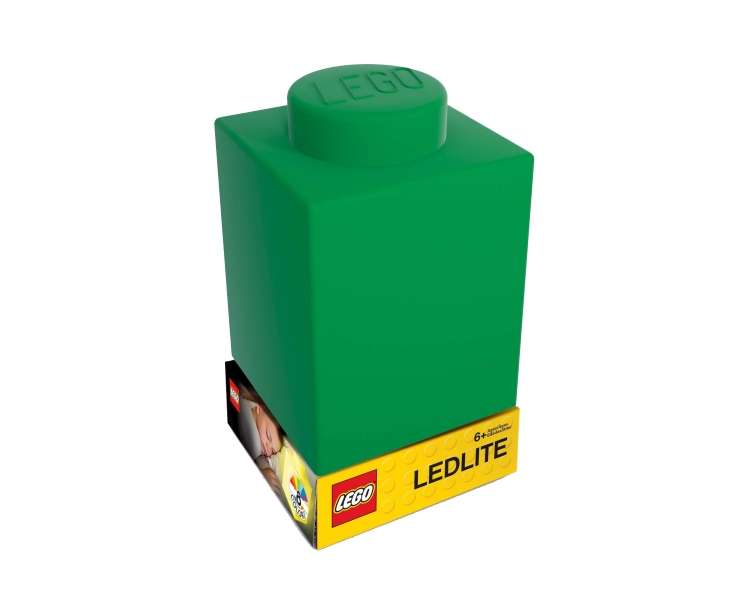 LEGO - Silicone Brick - Night Light w/LED - Green