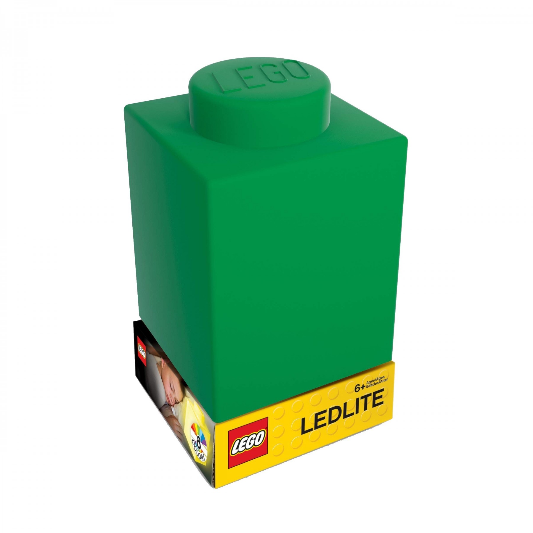 LEGO - Silicone Brick - Night Light w/LED - Green