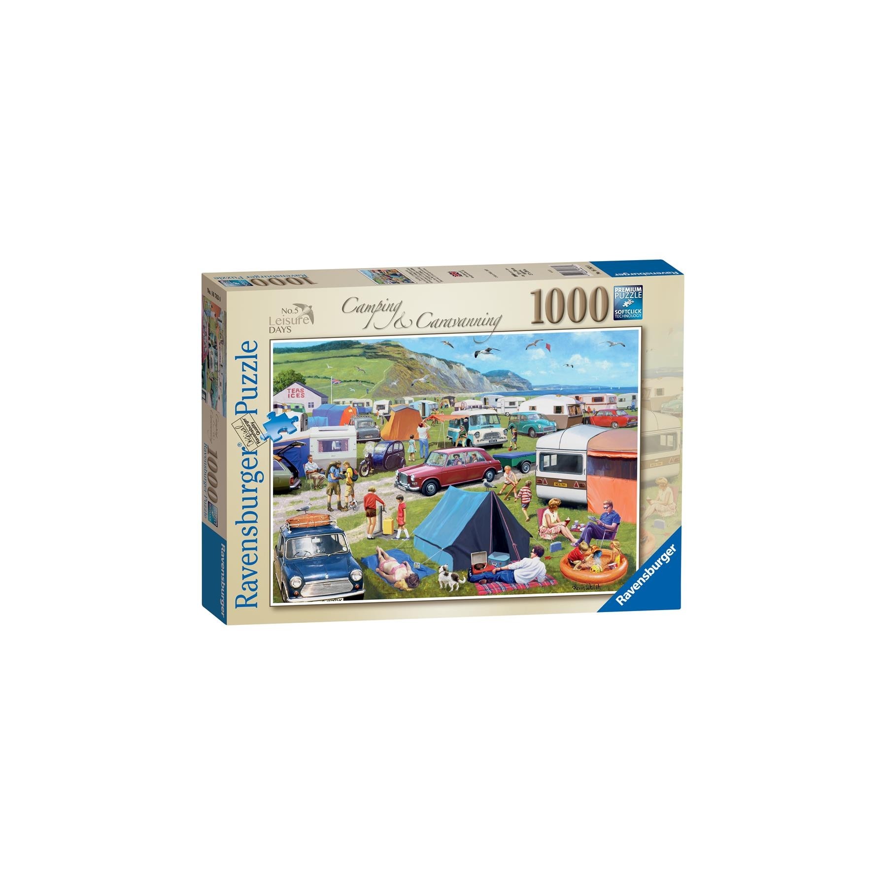 Rompecabezas Ravensburger - 1000 Piezas - Camping y Caravanas (10216763)