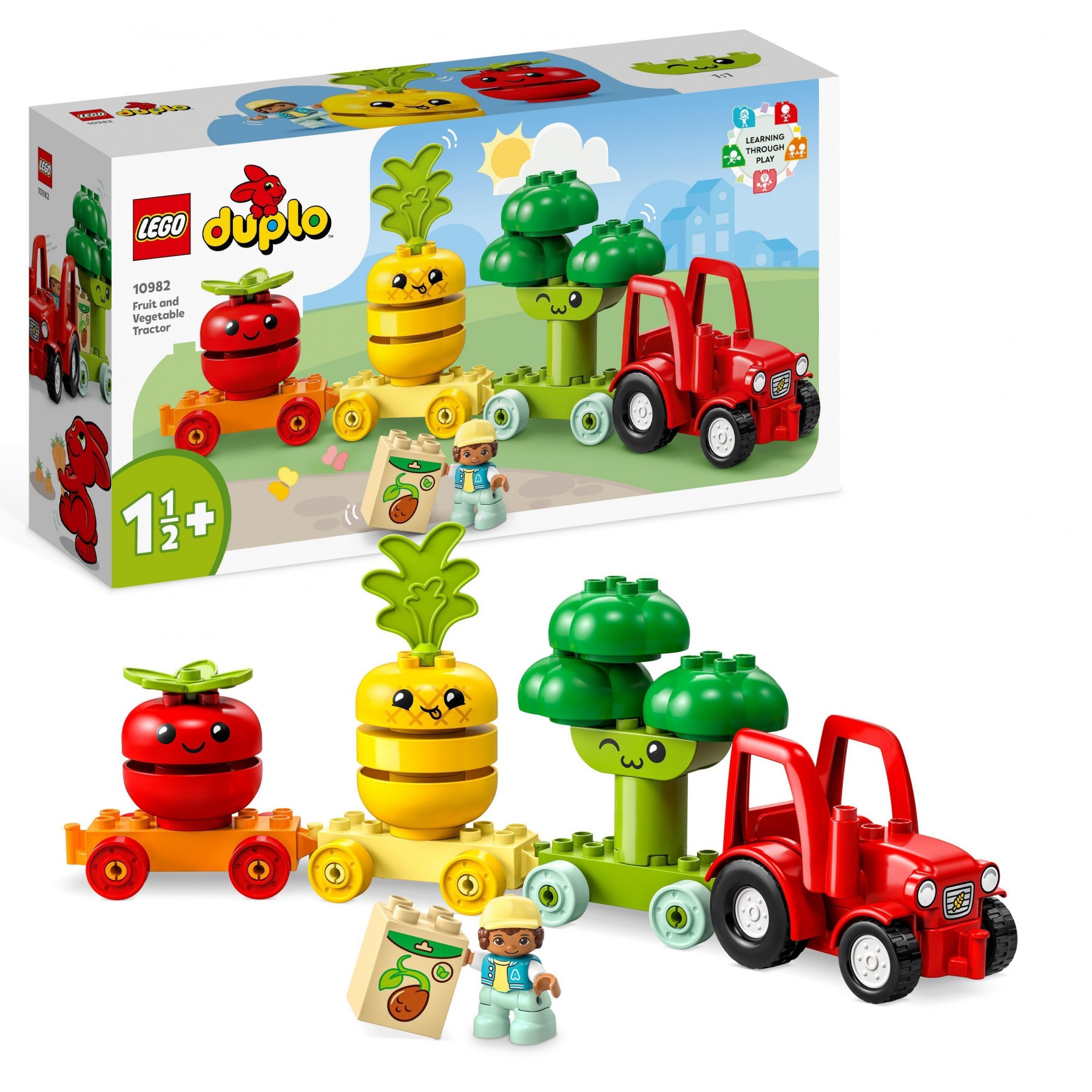 LEGO Duplo, Tractor de Frutas y Verduras (10982)