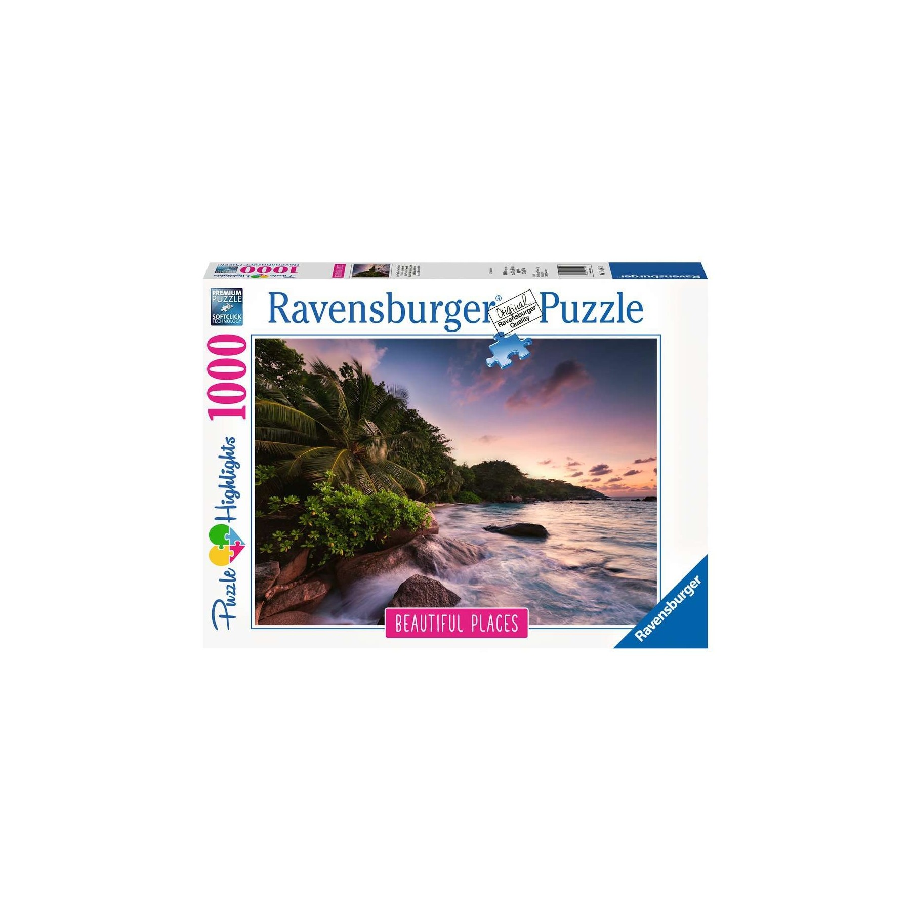 Rompecabezas Ravensburger - 1000 Piezas - Isla Praslin, Seychelles (10215156)