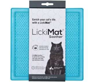 LICKI MAT - Cat Soother Light Blue 20X20Cm - (785.5340)