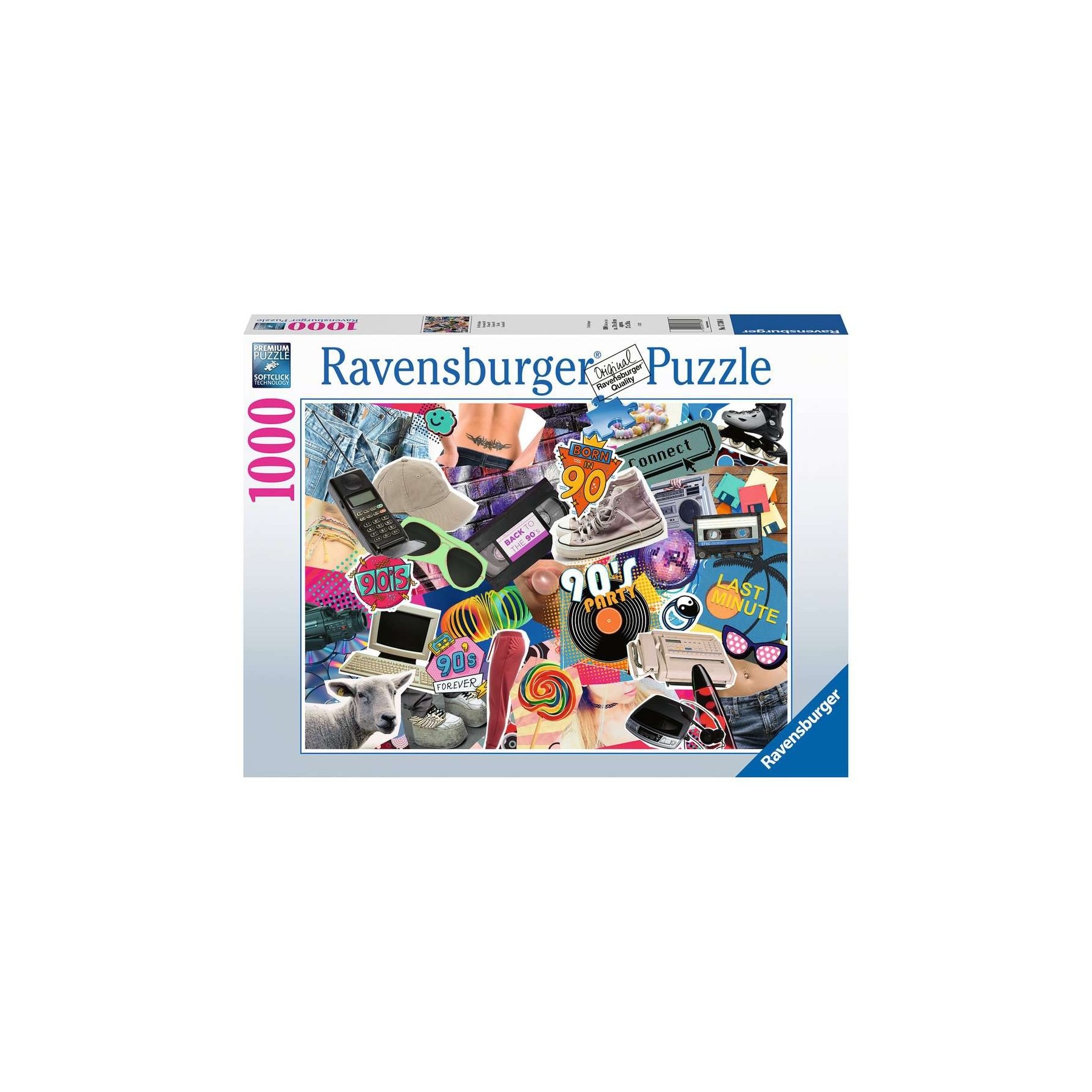 Rompecabezas Ravensburger - Los años 90 - 1000 piezas - (10217388)