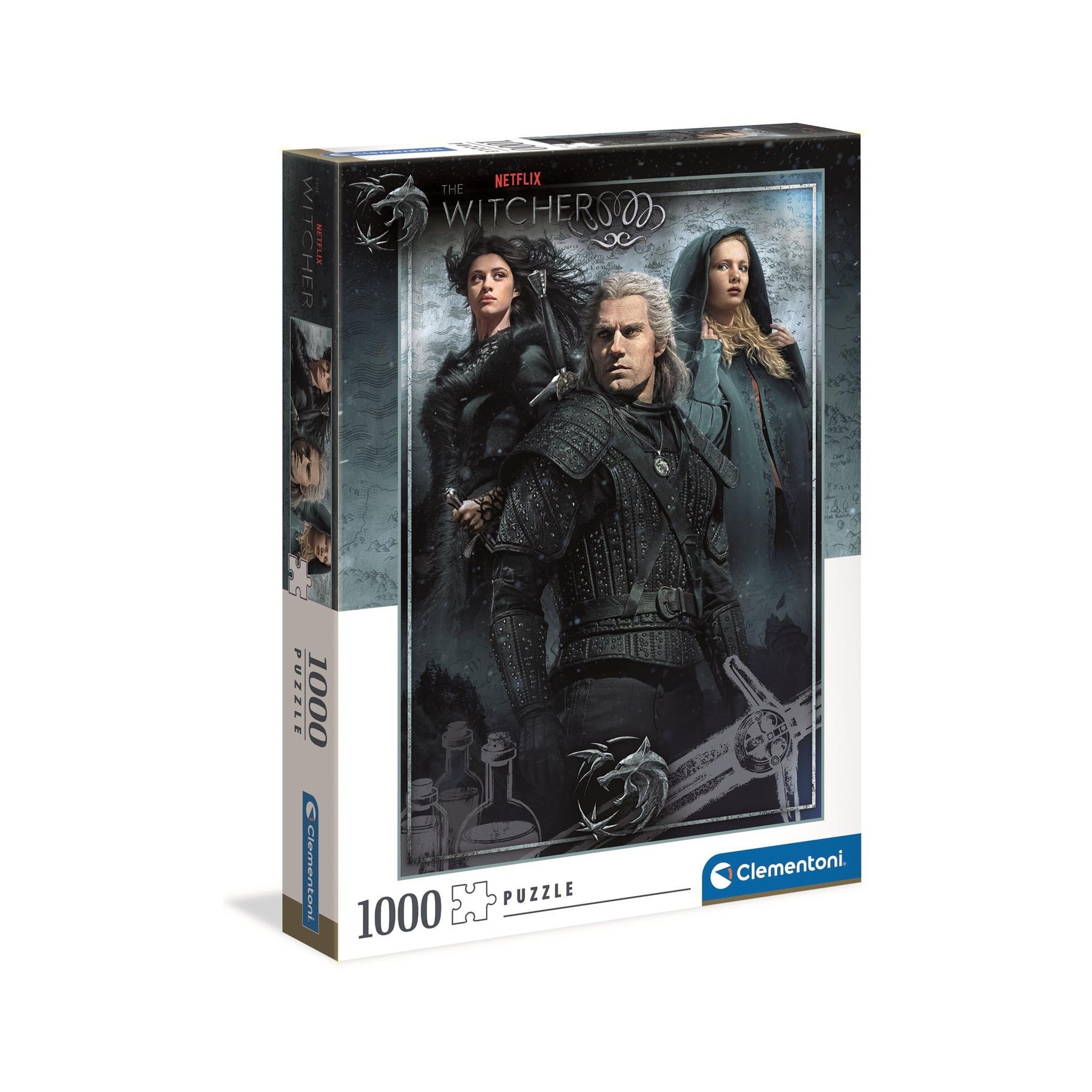 Rompecabezas Clementoni - 1000 Piezas - The Witcher (39592)_x000D_