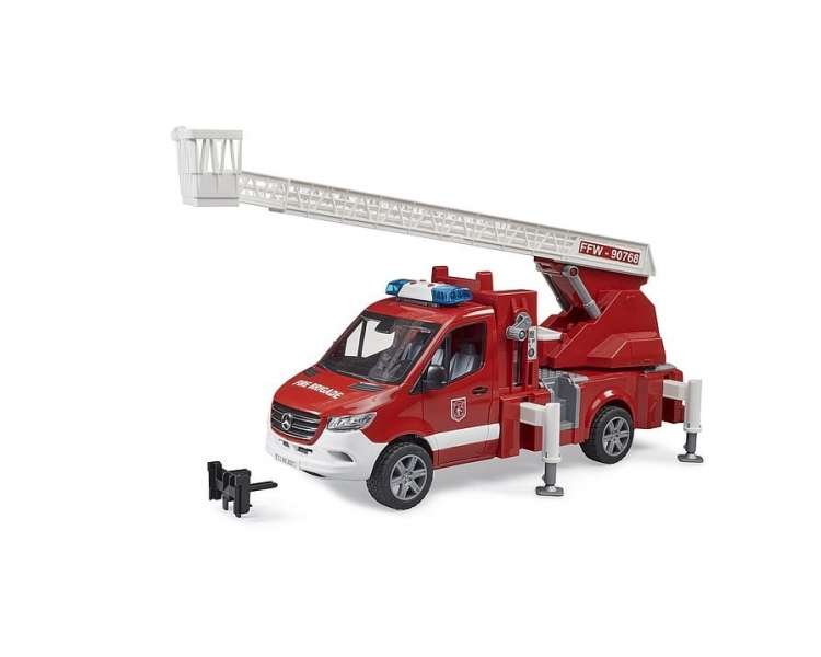 Bruder - MB Sprinter Fire Engine w/Ladder, Waterpump, Lights & Sound (BR2673)