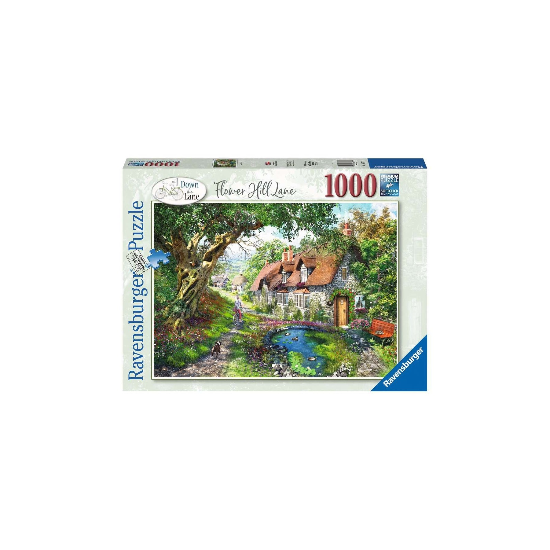 Ravensburger - Puzzle 1000 -  Flower Hill Lane (10216777)