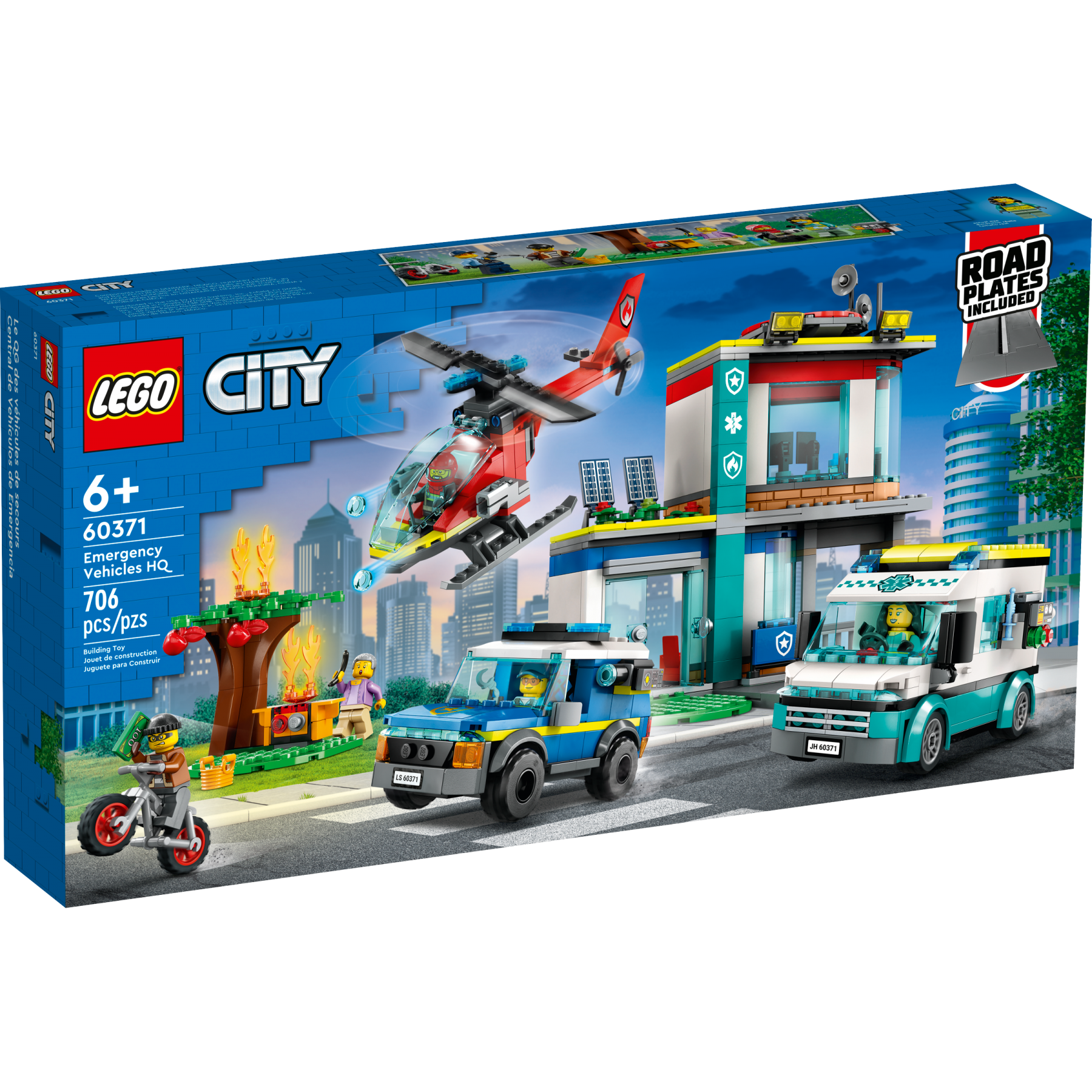 LEGO Ciudad, Cuartel General de Vehículos de Emergencia (60371)