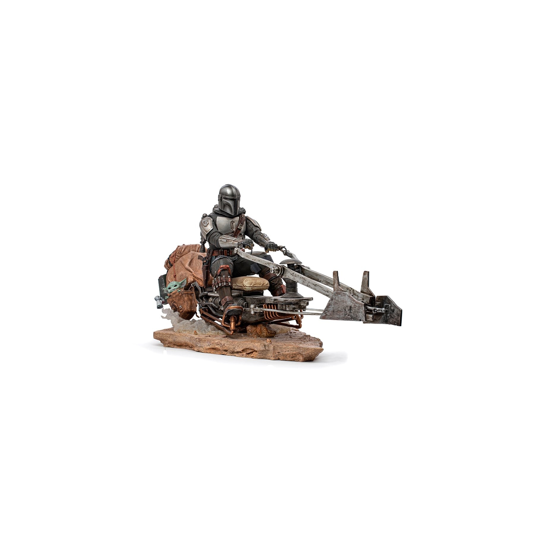 Star Wars - On Speederbike Statue Deluxe Art Scale 1/10