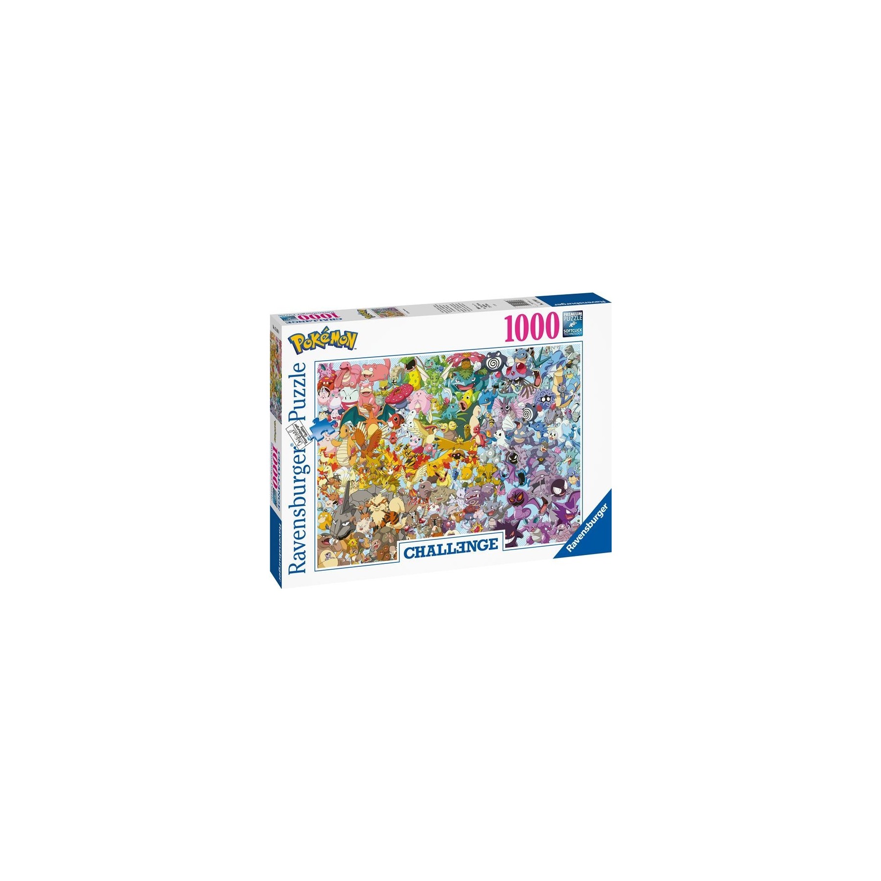 Rompecabezas Ravensburger - 1000 Piezas - Desafío - Pokémon (10215166)