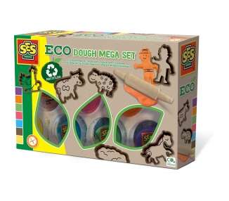 SES Creative - Eco dough mega set (7x90gr with tools)