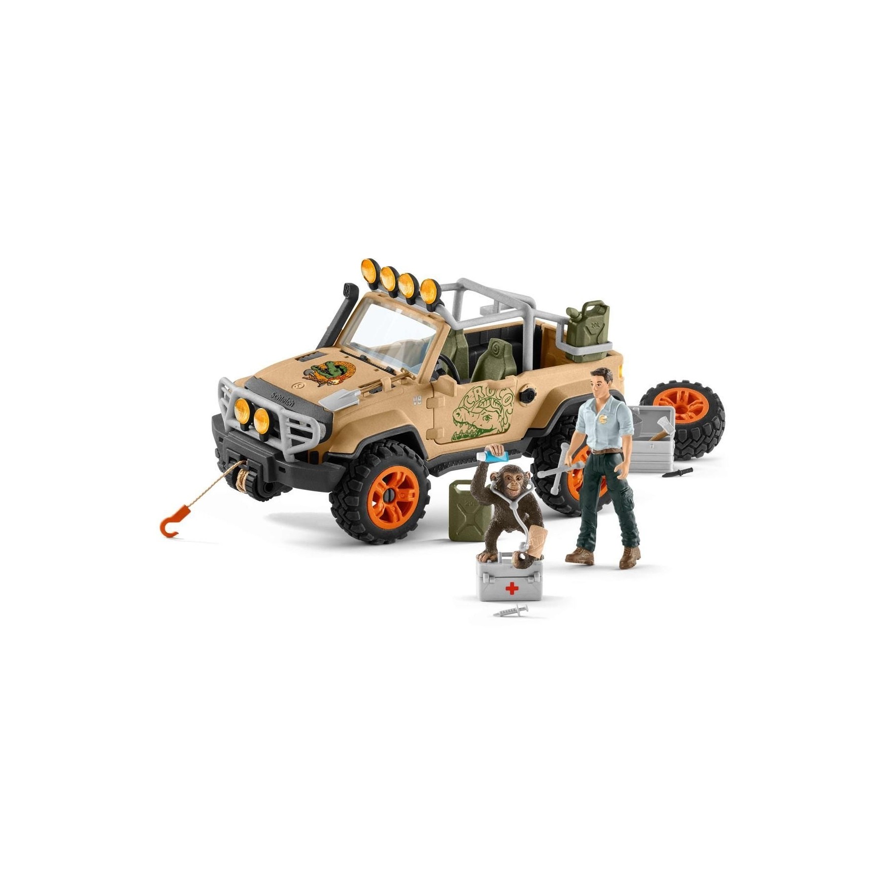 Schleich - Wild Life - 4x4 vehicle with winch (42410)