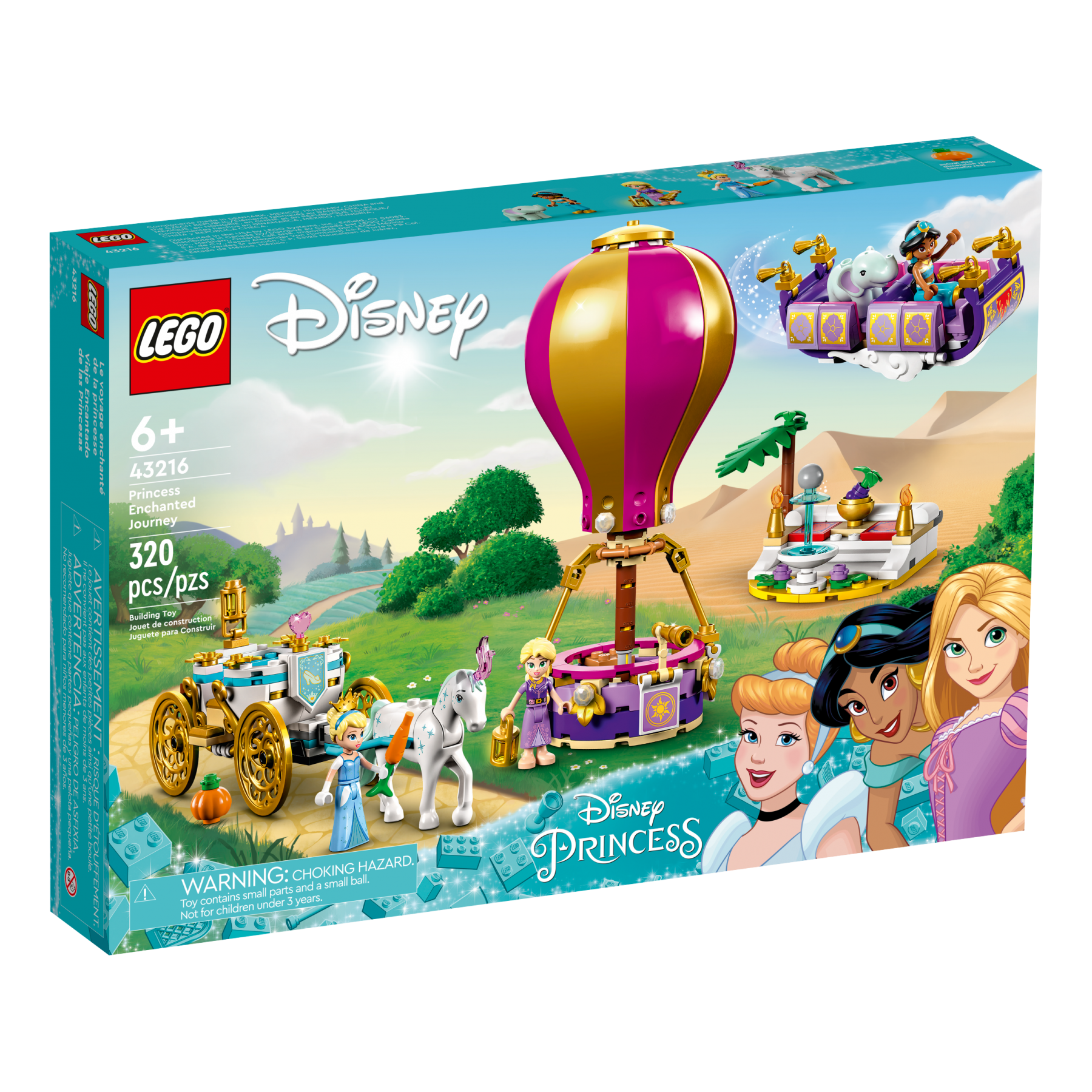LEGO Princesas Disney, Aventura Encantada de la Princesa (43216)