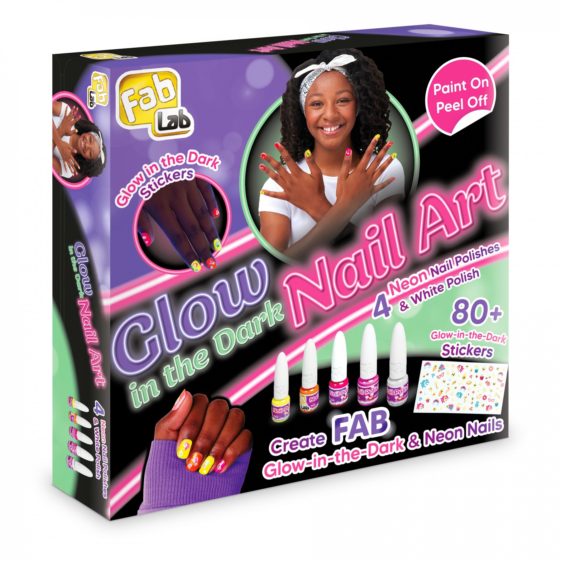 Fab Lab - Nail Art Glow in the dark - (30363)