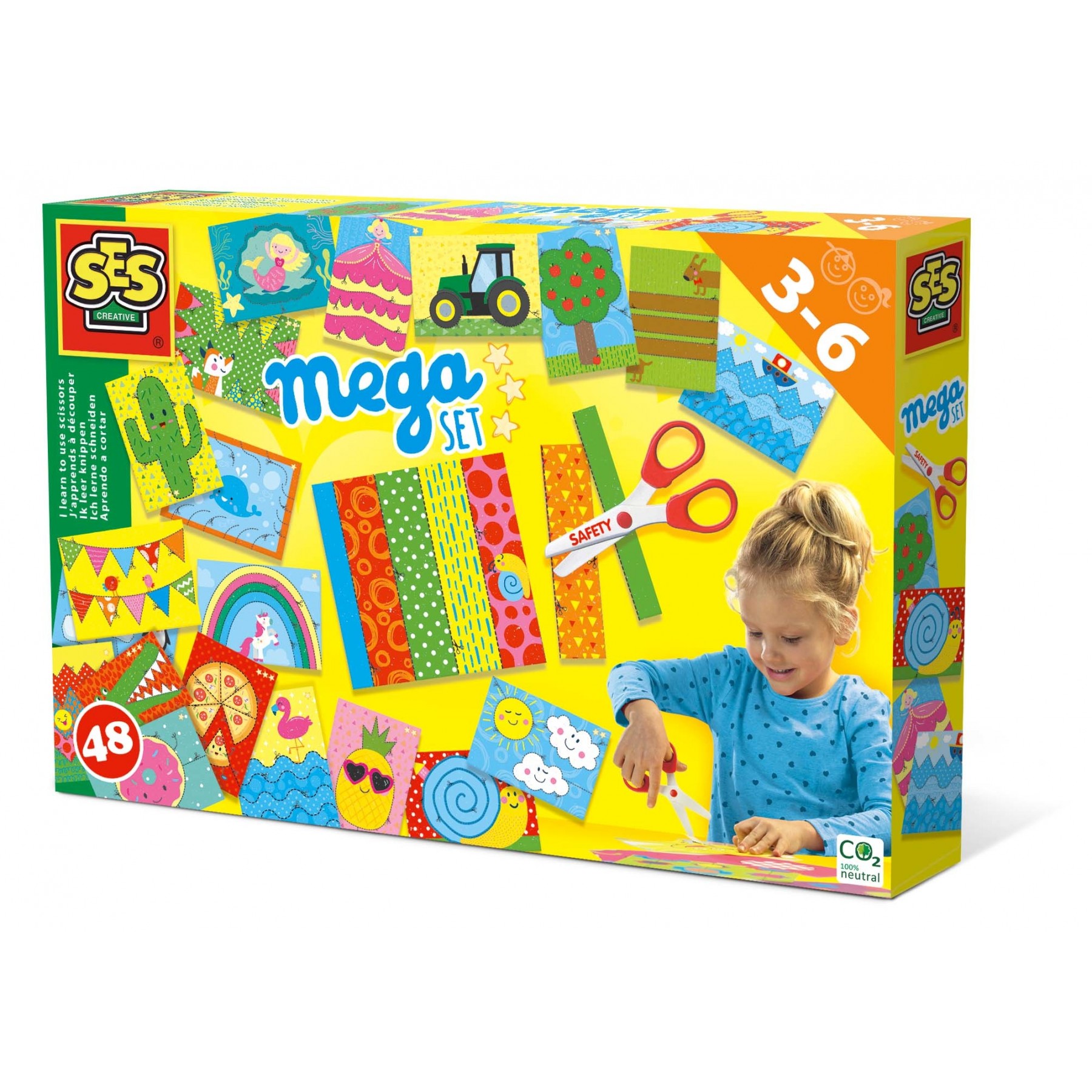 Ses Creative, Aprendo A Usar Las Tijeras, Mega Set, (S14617)