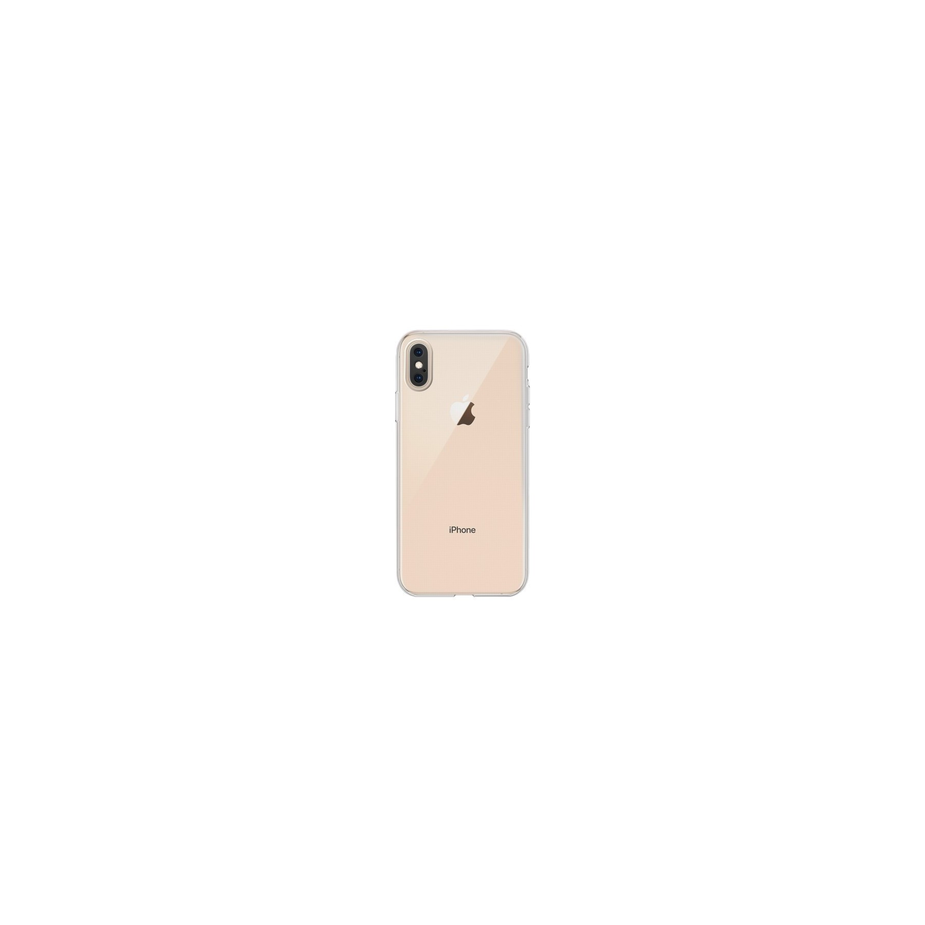 Funda Silicona iPhone Xs Max Transparente 2.0MM Extra Grosor