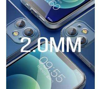 Funda Silicona iPhone 12 Pro Max Transparente 2.0MM Extra Grosor