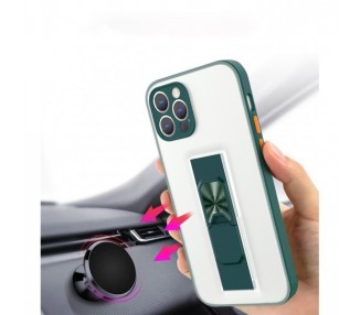 Funda Kickstand Antigolpe iPhone 12 6.1" con Imán y Soporte de Pestaña
