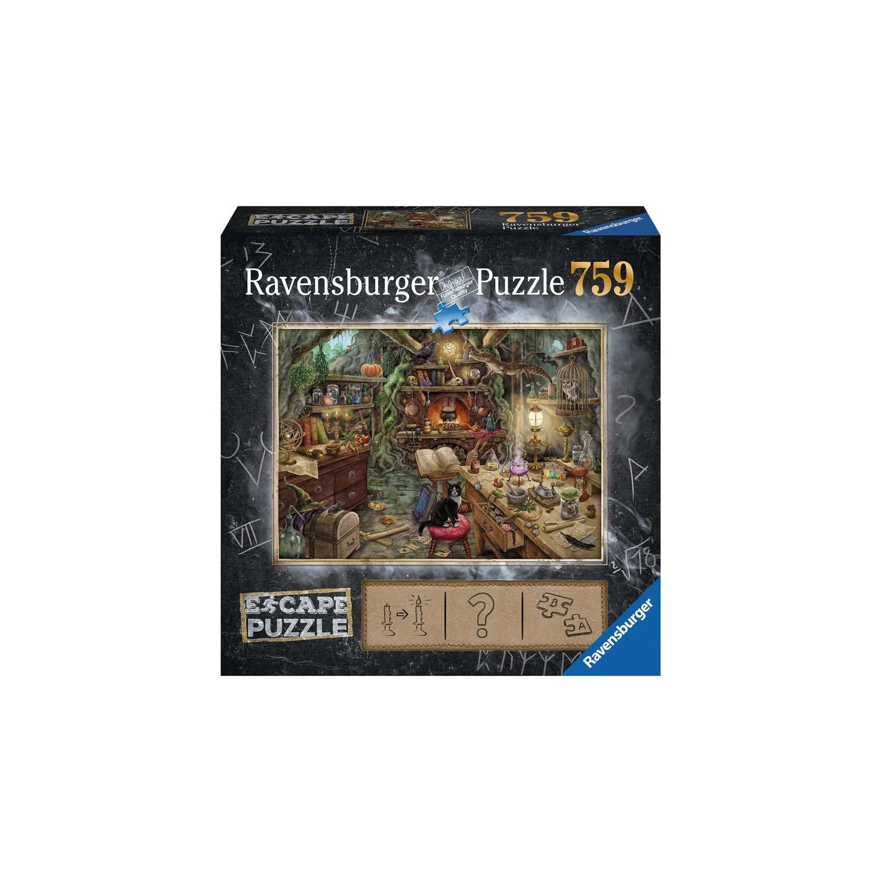 Rompecabezas Ravensburger - ESCAPE 3 - Cocina de una bruja, 759 Piezas