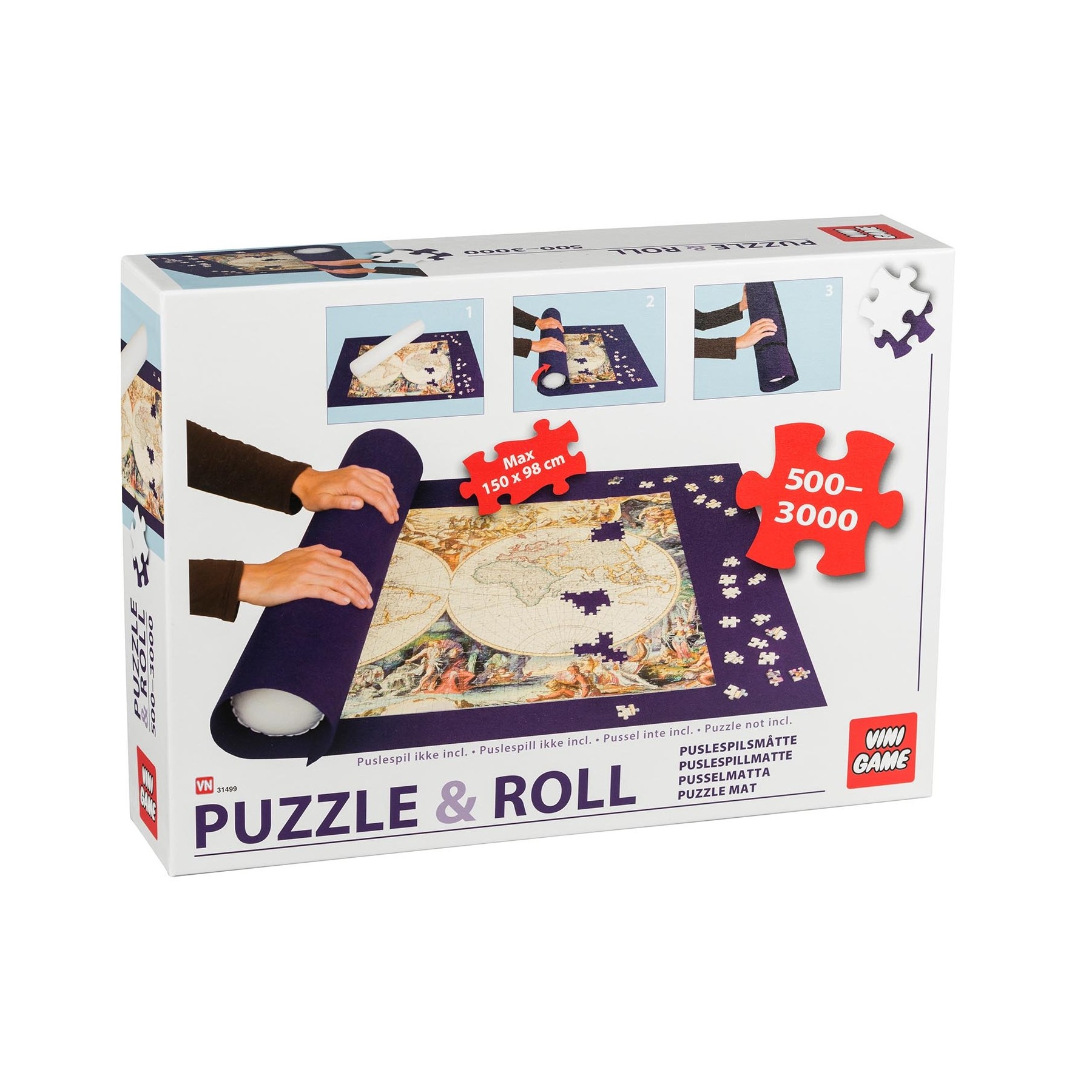 Rompecabezas Vini Game - Tapete enrollable - 500-3000 Piezas (31499)