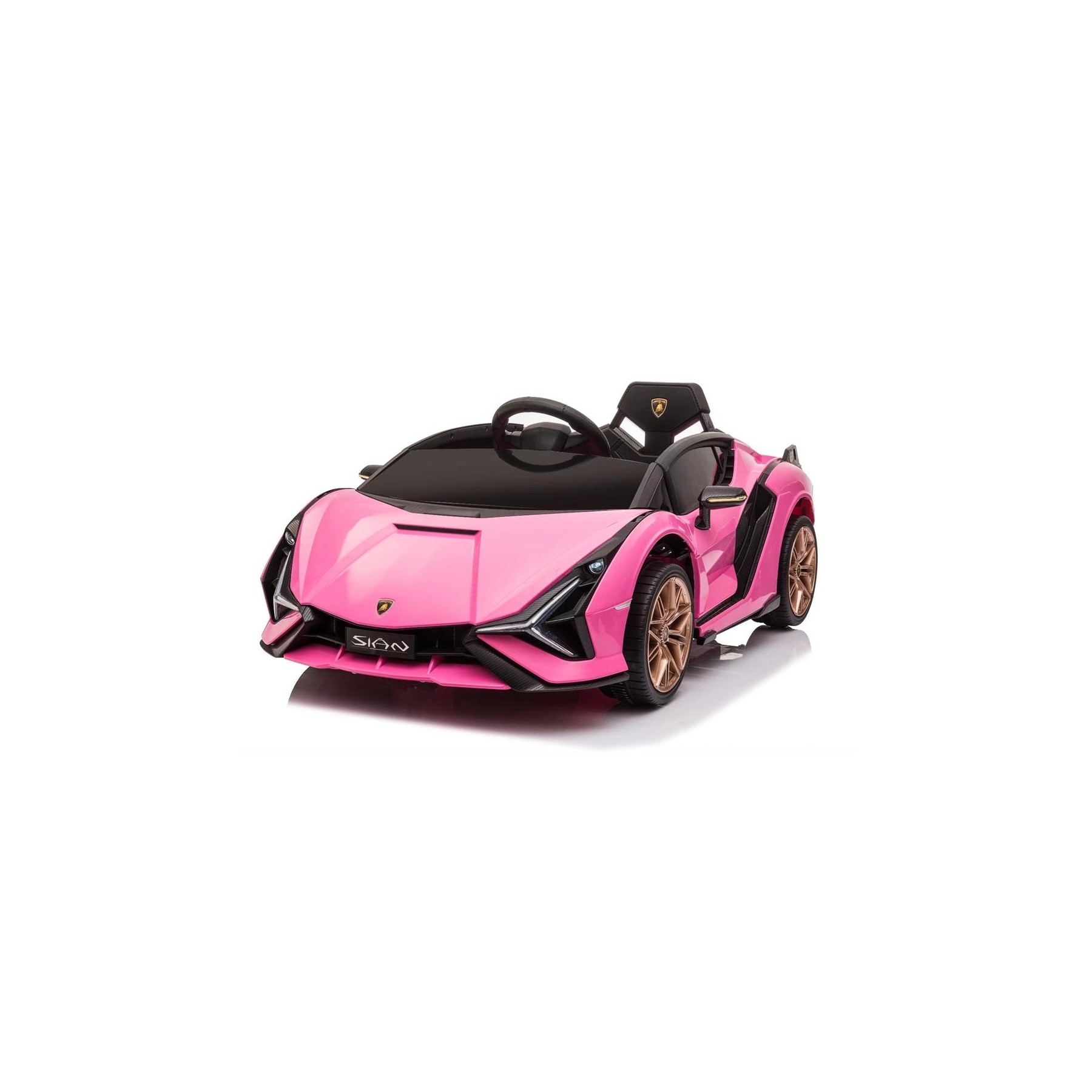 Azeno - Electric Car - Licensed Lamborghini Sian - Pink (6950679)