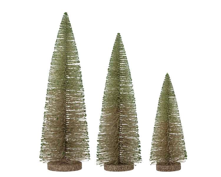 Bloomingville - Set of 3 Qais Deco Christmas Trees H40,5 cm (82052012)