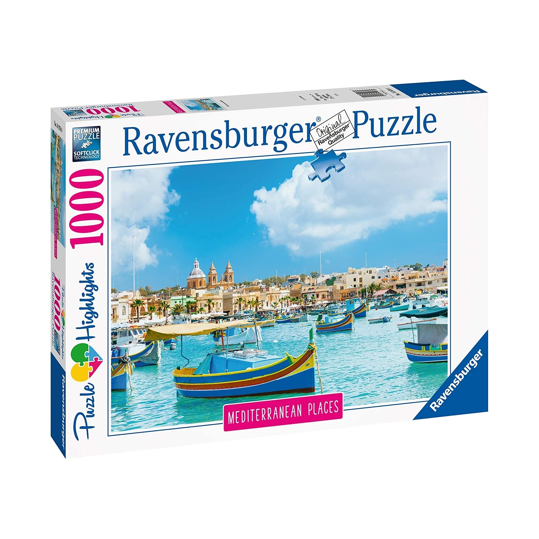 Ravensburger - Puzzle 1000 - Medierranean Malta (10214978)