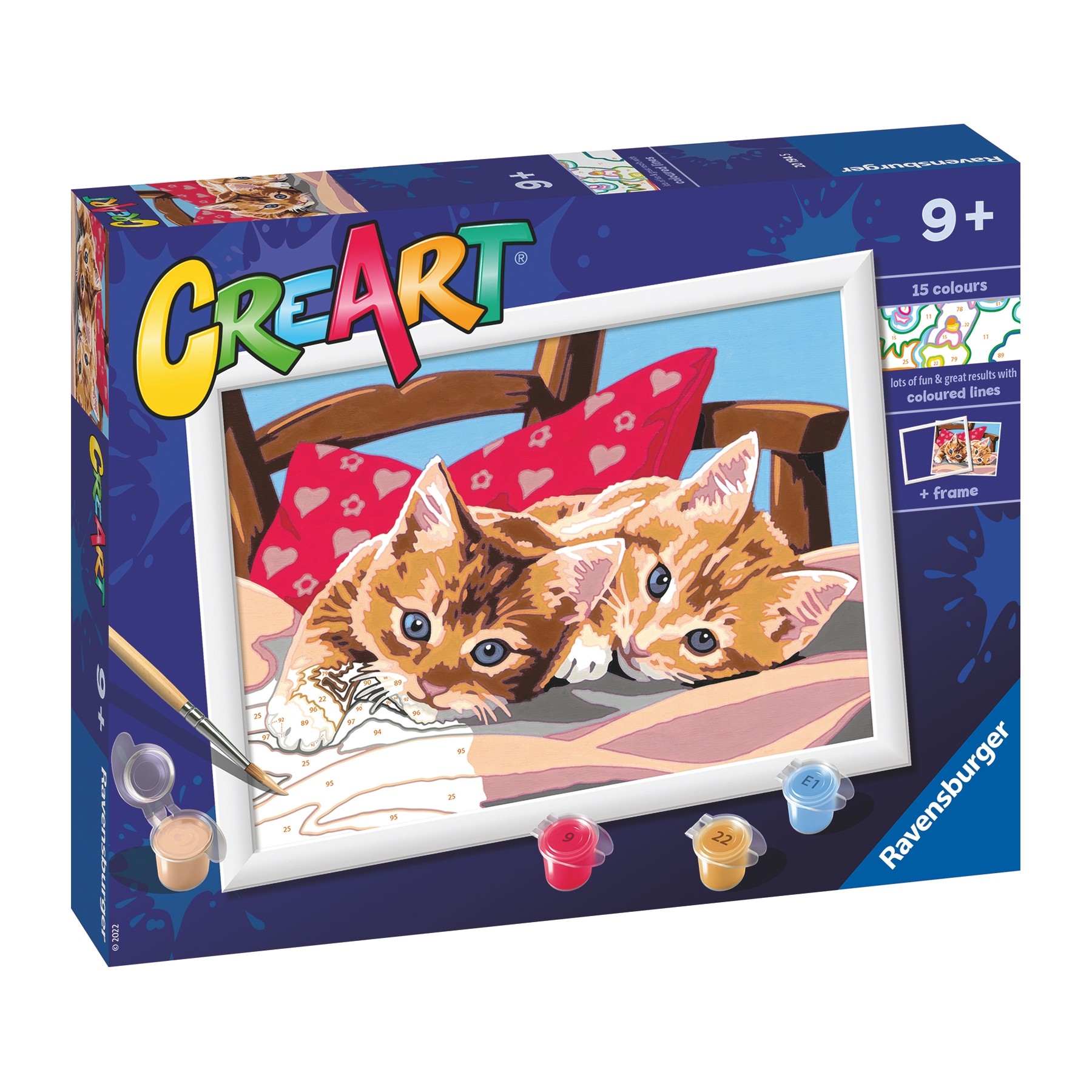 Ravensburger - CreArt Two Cuddly Cats - (11220194)