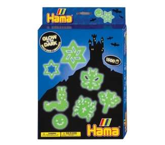 HAMA - Midi Beads - Giftbox -  Glow in the dark (383414)