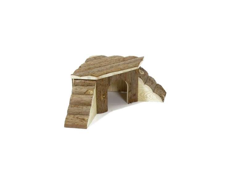 Flamingo - House for rabbits and guinea pigs, Sunny Natural M - (5400585009194)