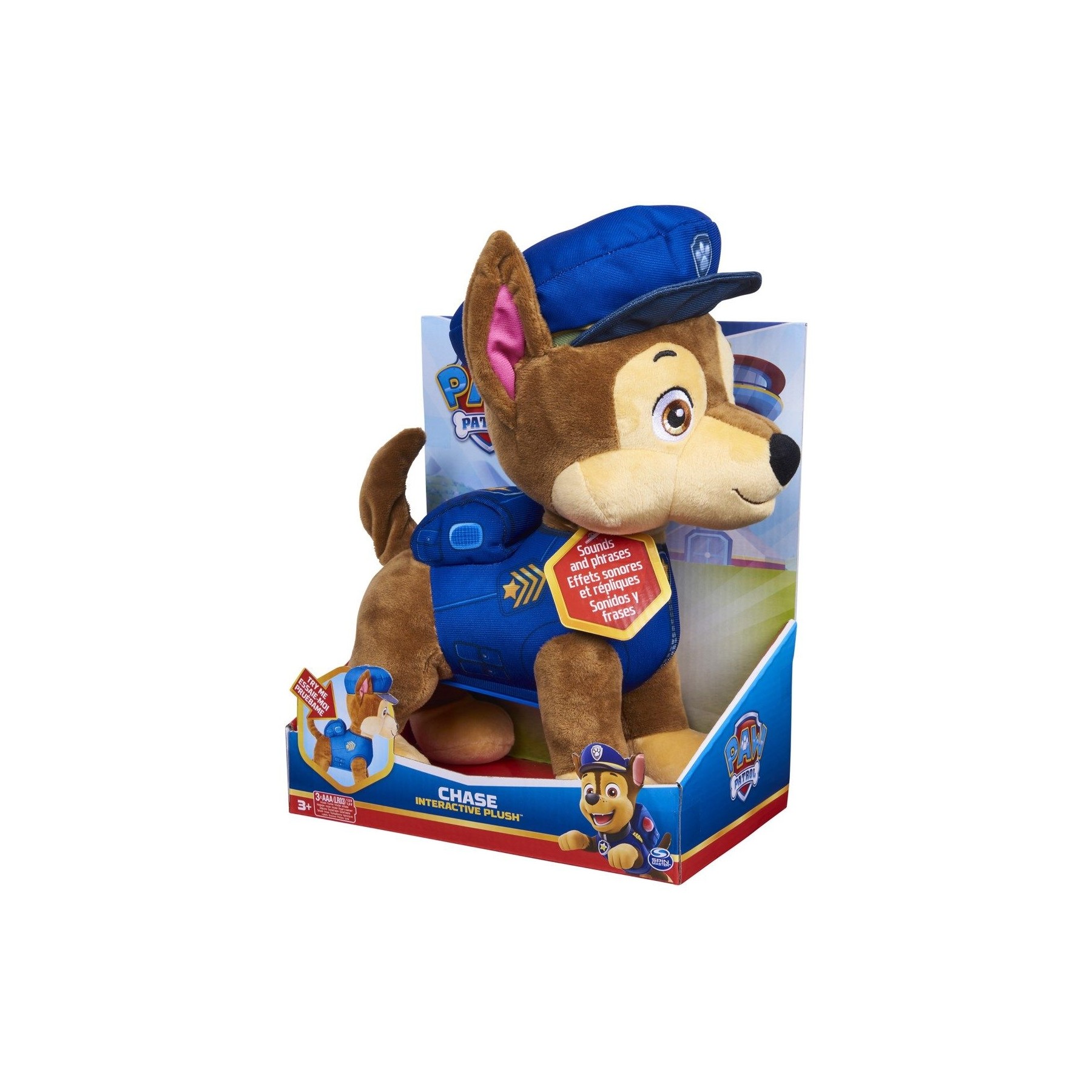 Paw Patrol - Feature Plush - Chase (6063790)