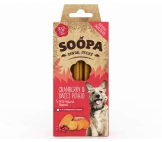 SOOPA - Dental Sticks Cranberry & Sweet Potato 100g - (SO920050)
