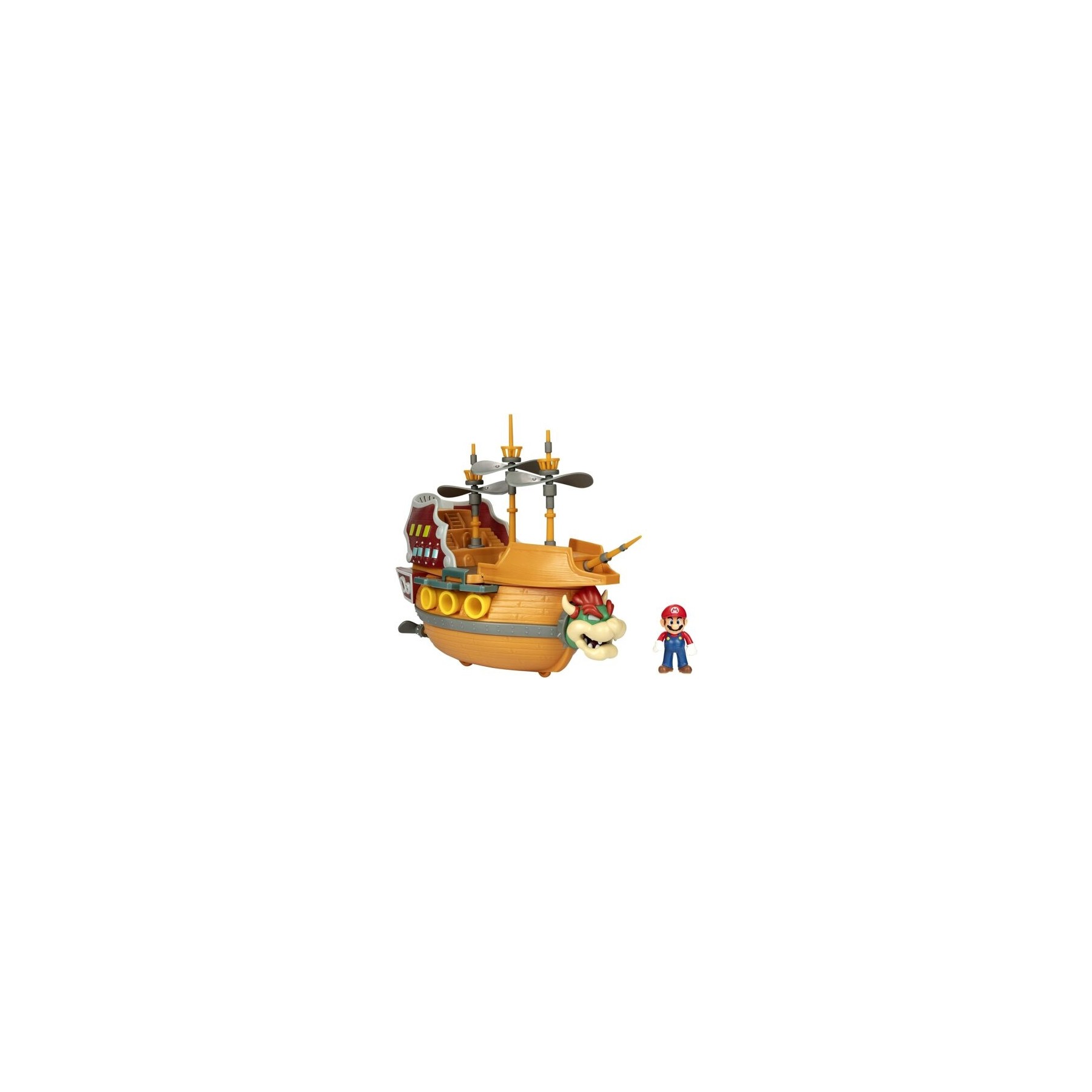 Super Mario - 2.5 Deluxe Bowser Ship Playset (404294)