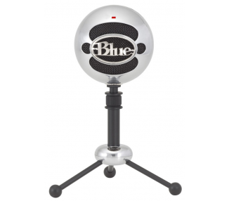 Blue - Microphone Snowball Brushed Aluminium