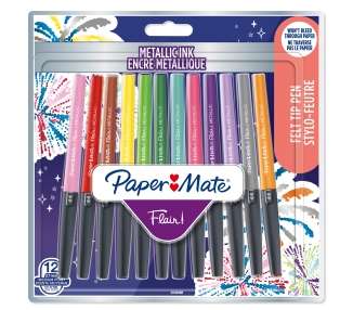 Paper Mate - Flair Metallic Felt Tip Pens (2137362)