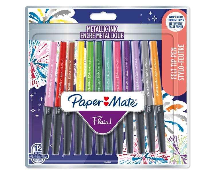 Paper Mate - Flair Metallic Felt Tip Pens (2137362)