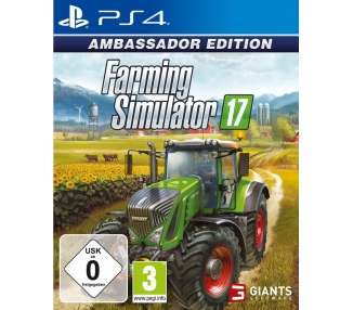 Farming Simulator 17, Ambassador Edition Juego para Consola Sony PlayStation 4 , PS4, PAL ESPAÑA