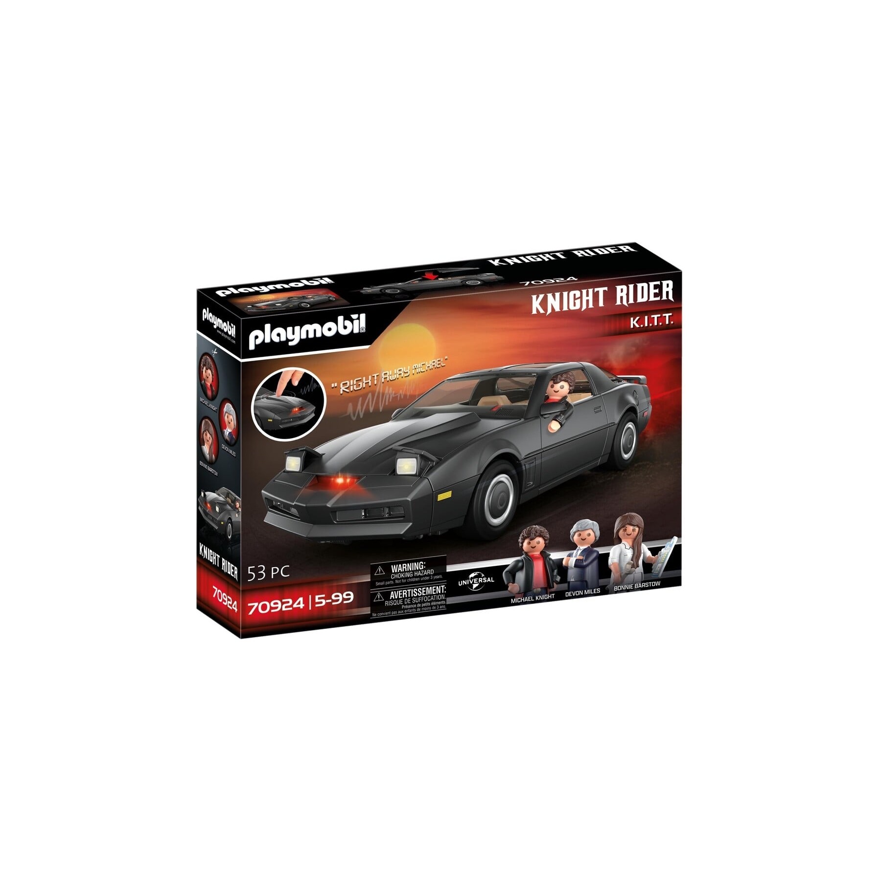 Playmobil - Knight Rider - K.I.T.T (70924)