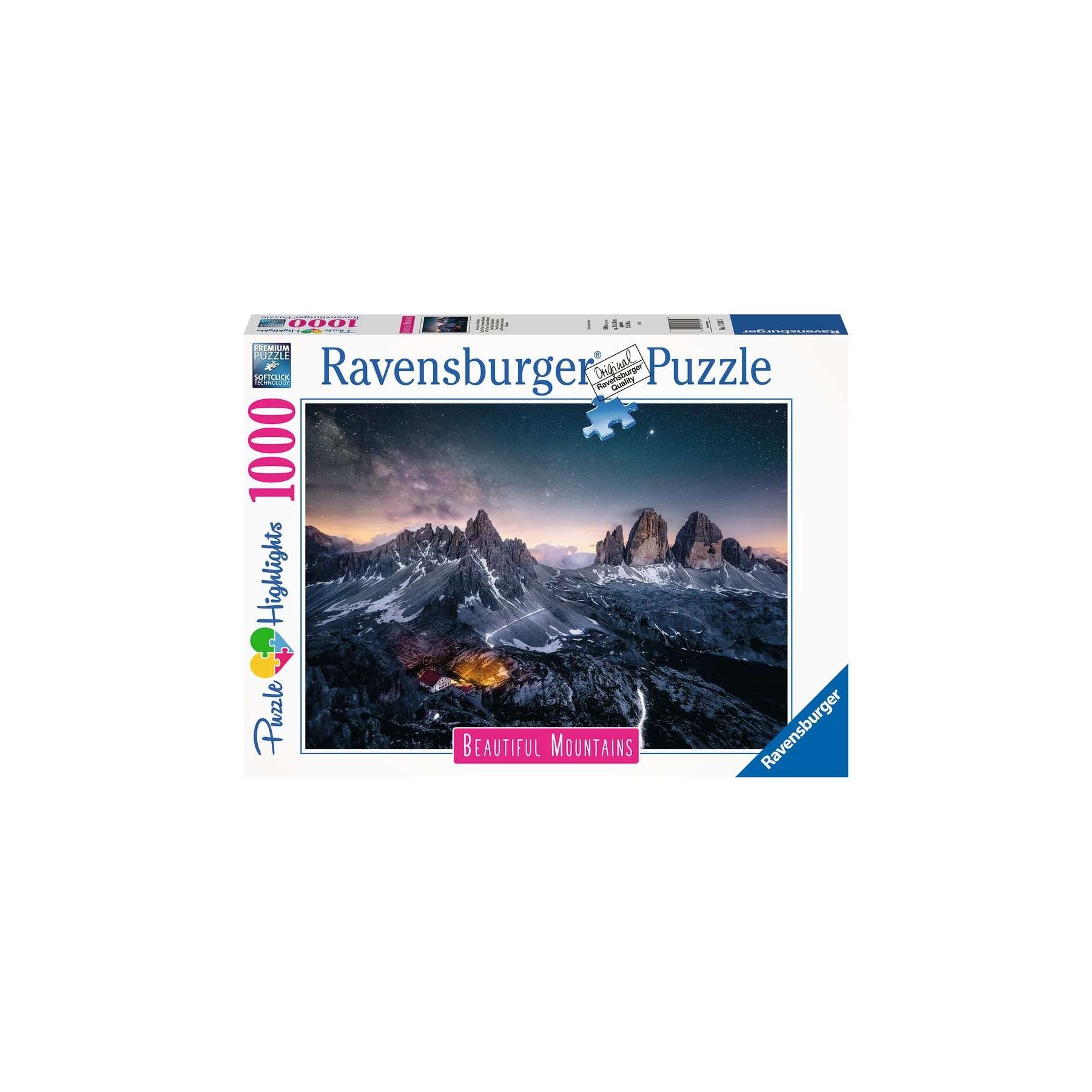 Ravensburger - Three Peaks, Dolomites 1000p - (10217318)