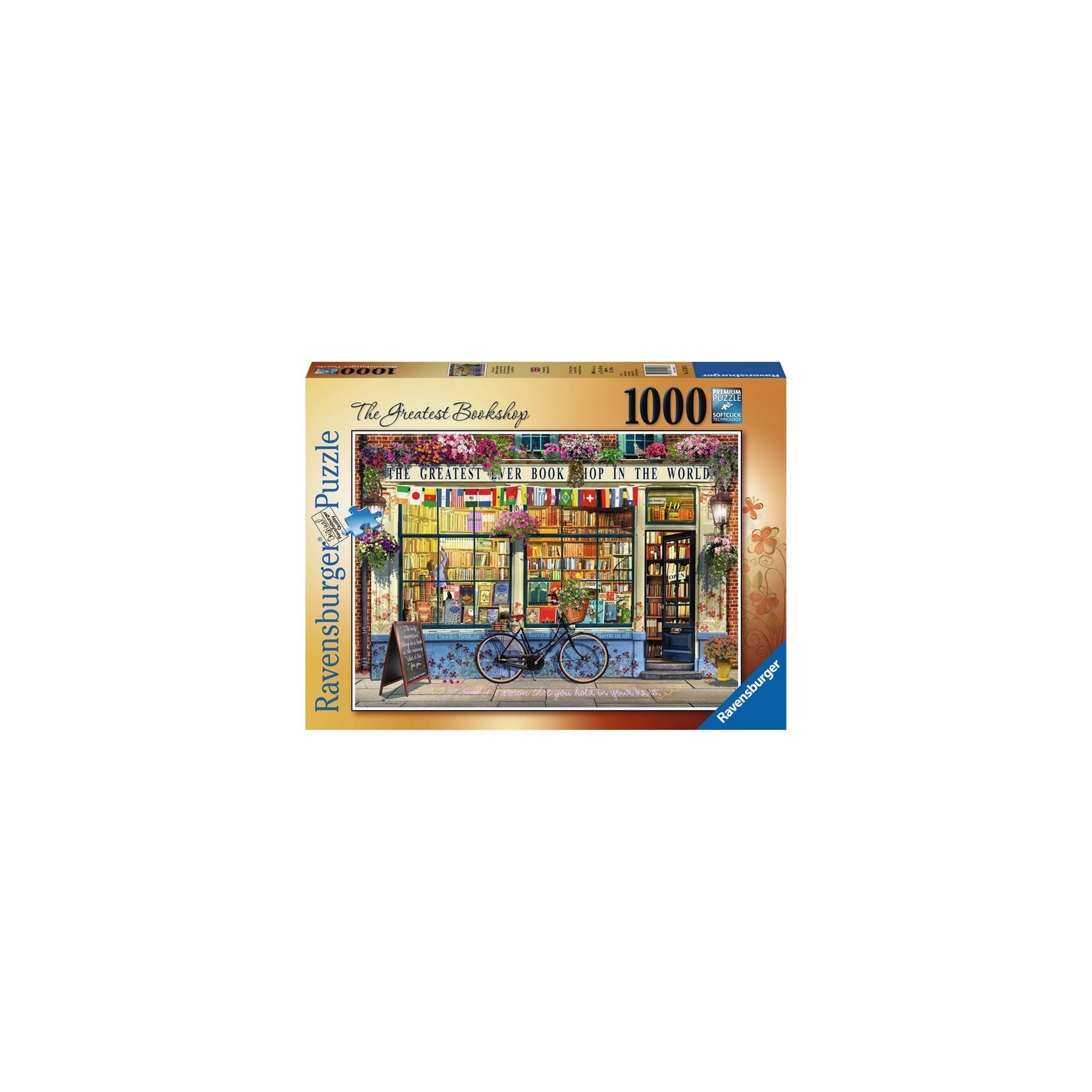 Rompecabezas Ravensburger - 1000 Piezas - La Mejor Librería (10215337)
