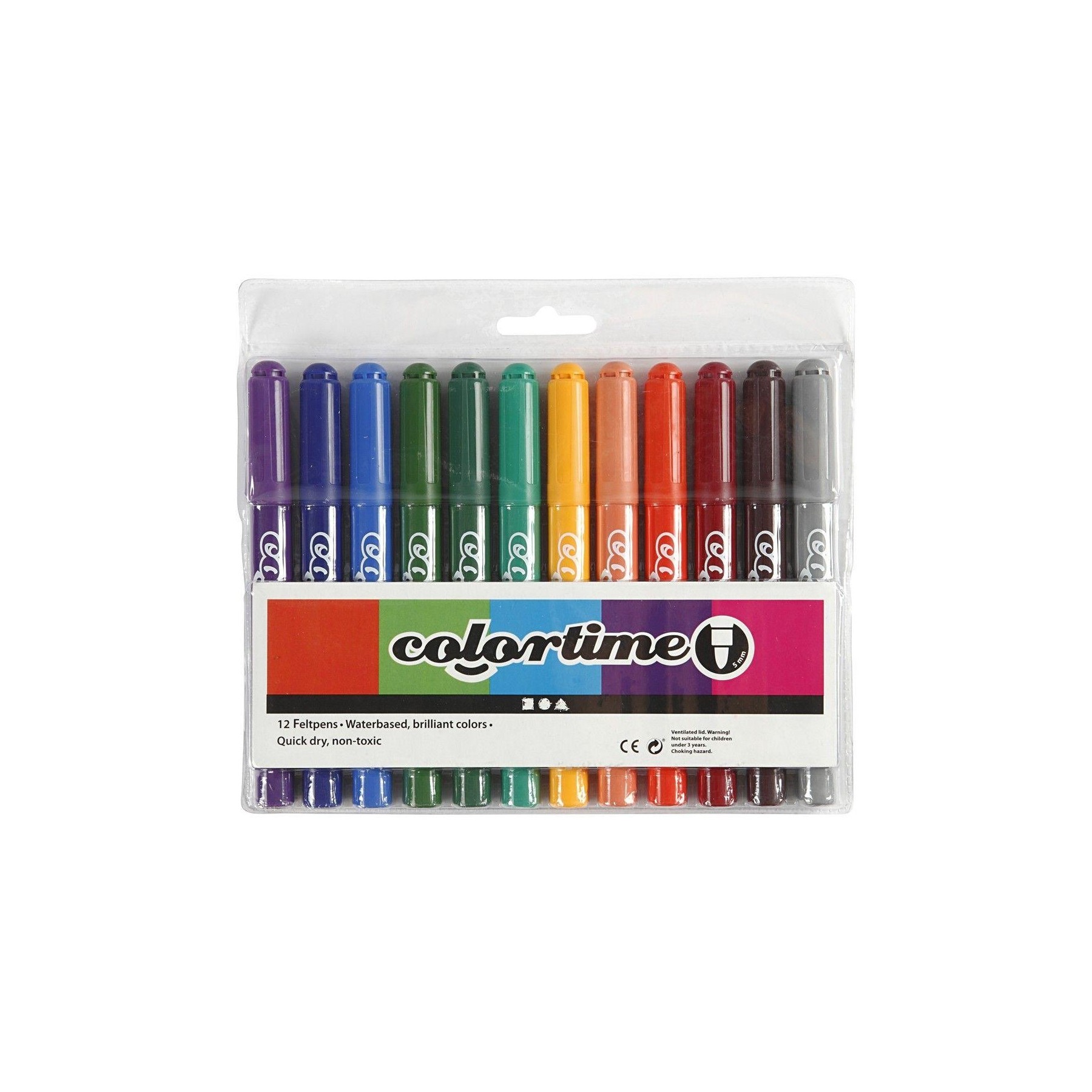 Colortime - Marker 5 mm - 12pcs (37348)