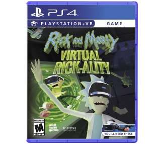 Rick and Morty's Virtual Rick-Ality ( Import ) Juego para Consola Sony PlayStation 4 , PS4