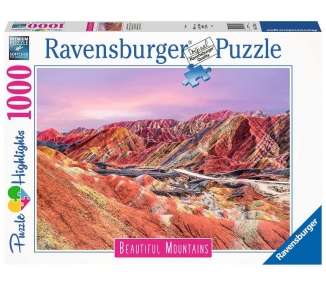 Ravensburger - Rainbow Mountains, China 1000p - (10217314)